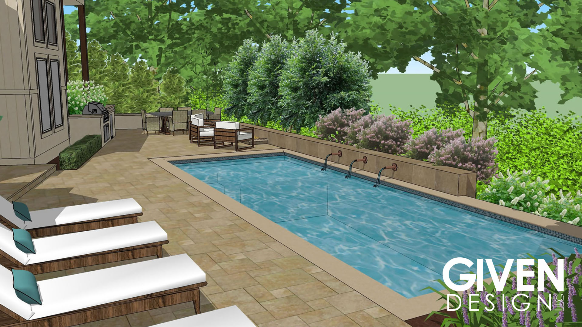 Mediterranean Pool Design