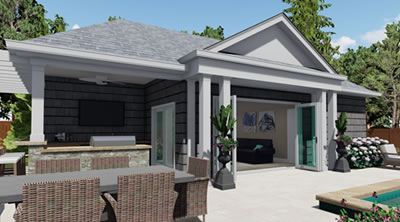 Click here for Pool House 